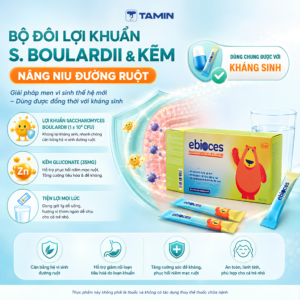 Ebioces – Men vi sinh bổ sung Kẽm, hỗ trợ giảm rối loạn tiêu hóa