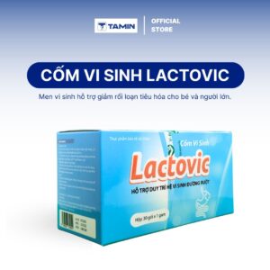 Cốm vi sinh LACTOVIC – Men vi sinh dạng cốm, hỗ trợ giảm đầy bụng, khó tiêu