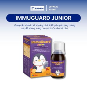 ImmuGuard Junior - Siro hỗ trợ tăng đề kháng, giúp bé tiêu hóa tốt