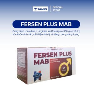 Fersen Plus MAB – Bổ sung L-carnitine & CoQ10, hỗ trợ sinh sản nam giới