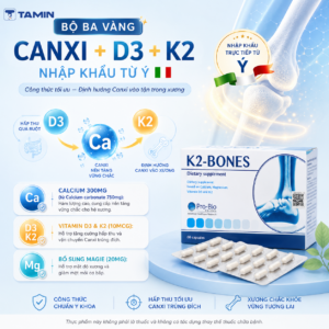 K2-Bones – Viên uống Canxi, hỗ trợ giảm nguy cơ loãng xương