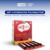 Sắt 3 Hydroxyde Polymaltose chứa Sắt III Hydroxyde Polymaltose kết hợp cùng DHA, Vitamin B6, Vitamin B12 và Kẽm, giúp bổ sung sắt, hỗ trợ tăng cường tạo máu cho trẻ em, phụ nữ mang thai và người thiếu máu. Dạng dung dịch tiện dùng, hấp thu tốt, vị ngọt không tanh.