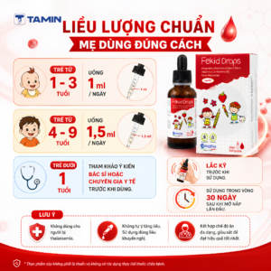 Sắt sinh học Fekid Drops