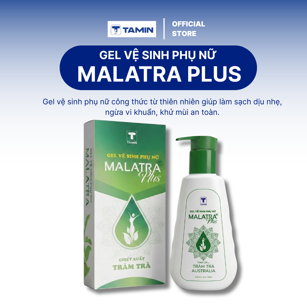 Gel Vệ Sinh Phụ Nữ Malatra Plus dịu nhẹ cho phụ nữ, Tinh dầu tràm trà Australia Gel Vệ Sinh Phụ Nữ Malatra Plus dịu nhẹ cho phụ nữ, Tinh dầu tràm trà Australia