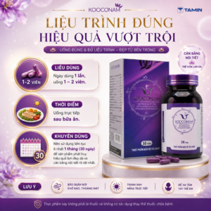 Kooconam – Viên uống nội tiết tố, hỗ trợ giảm nám, bốc hỏa