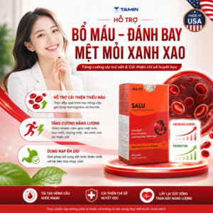 SALU – Viên sắt hữu cơ, hỗ trợ bổ máu, không gây táo bón