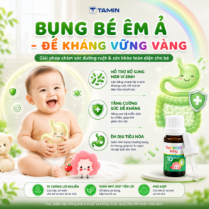 Rainbovit Baby – Men vi sinh 10 chủng lợi khuẩn