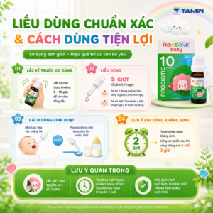 Rainbovit Baby – Men vi sinh 10 chủng lợi khuẩn