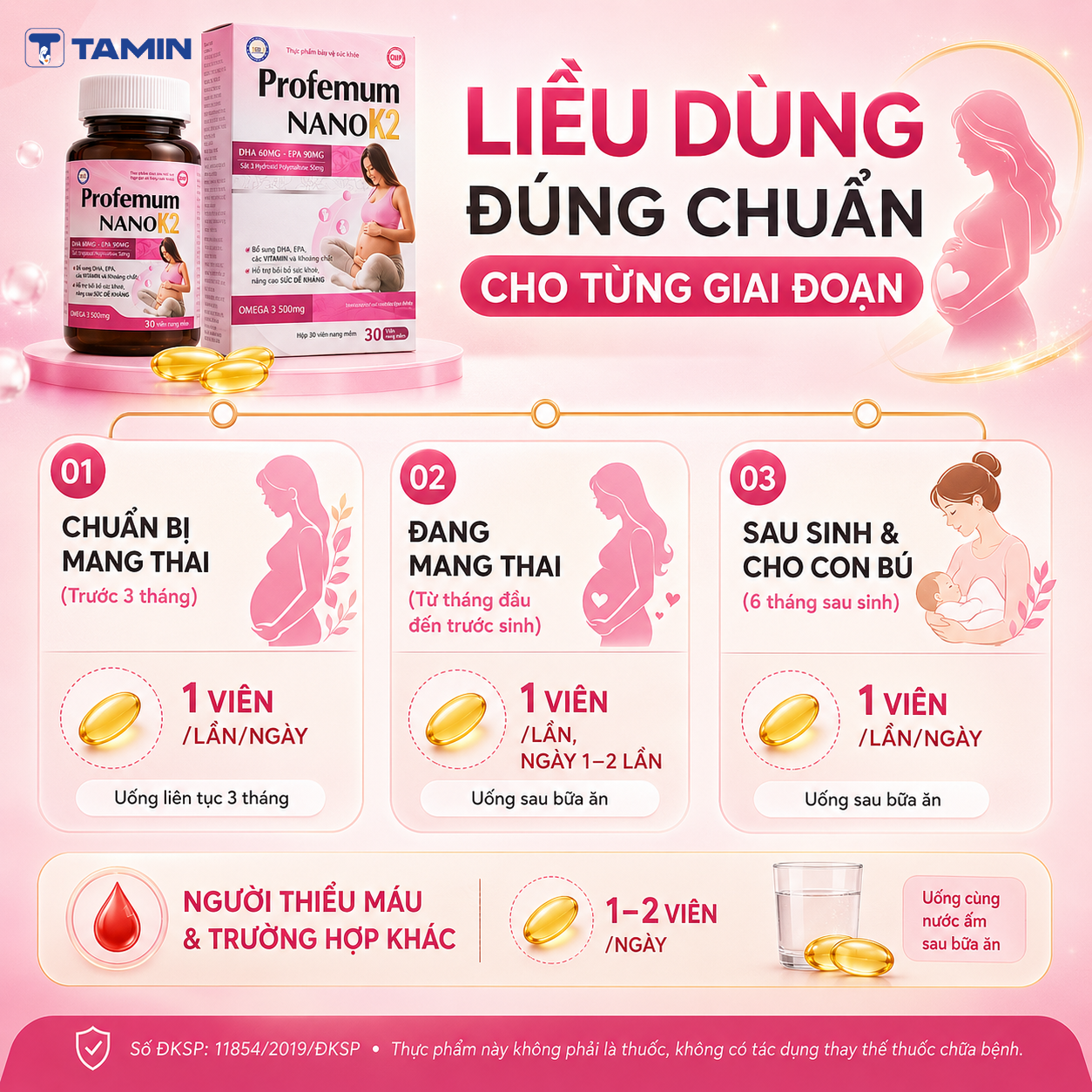 Profemum Nano K2 – Vitamin tổng hợp cho bà bầu, bổ sung DHA, Sắt Profemum Nano K2 – Vitamin tổng hợp cho bà bầu, bổ sung DHA, Sắt