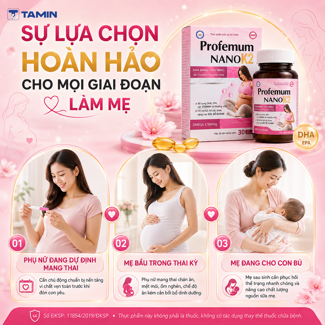 Profemum Nano K2 – Vitamin tổng hợp cho bà bầu, bổ sung DHA, Sắt Profemum Nano K2 – Vitamin tổng hợp cho bà bầu, bổ sung DHA, Sắt
