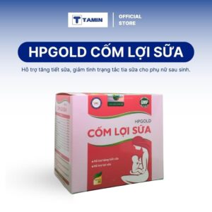 Cốm lợi sữa HPGOLD hỗ trợ tăng tiết sữa cho mẹ sau sinh (Hộp 20 gói x 3g)