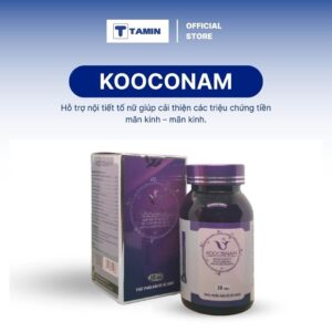 Viên uống nội tiết tố KOOCONAM Bổ sung Isoflavon, Sâm tố nữ, Collagen Hỗ trợ giảm nám da, bốc hỏa, Hộp 30 viên