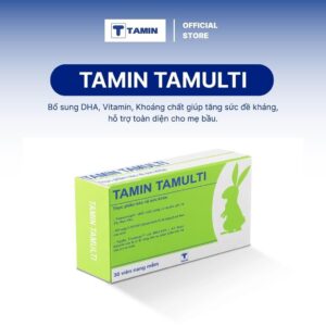 Viên uống bổ sung DHA, Vitamin, Khoáng chất cho mẹ bầu Tamin Tamulti – Hộp 30 viên