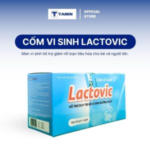 Men vi sinh Lactovic dạng cốm, hỗ trợ giảm rối loạn tiêu hóa cho bé và người lớn (Hộp 30 gói)
