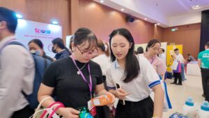 Đội ngũ Tamin Pharma tư vấn sản phẩm cho các mẹ bỉm sữa tại Hội Nghị Sản Phụ Khoa Cần Thơ lần thứ XI