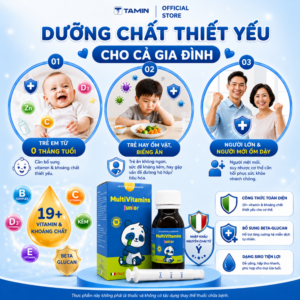 Multivitamins Junior – Siro đa vitamin, hỗ trợ tăng cường sức đề kháng